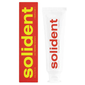 Ежедневная отбеливающая зубная паста Solident Pineapple Mint / Ананас-мята 90 г